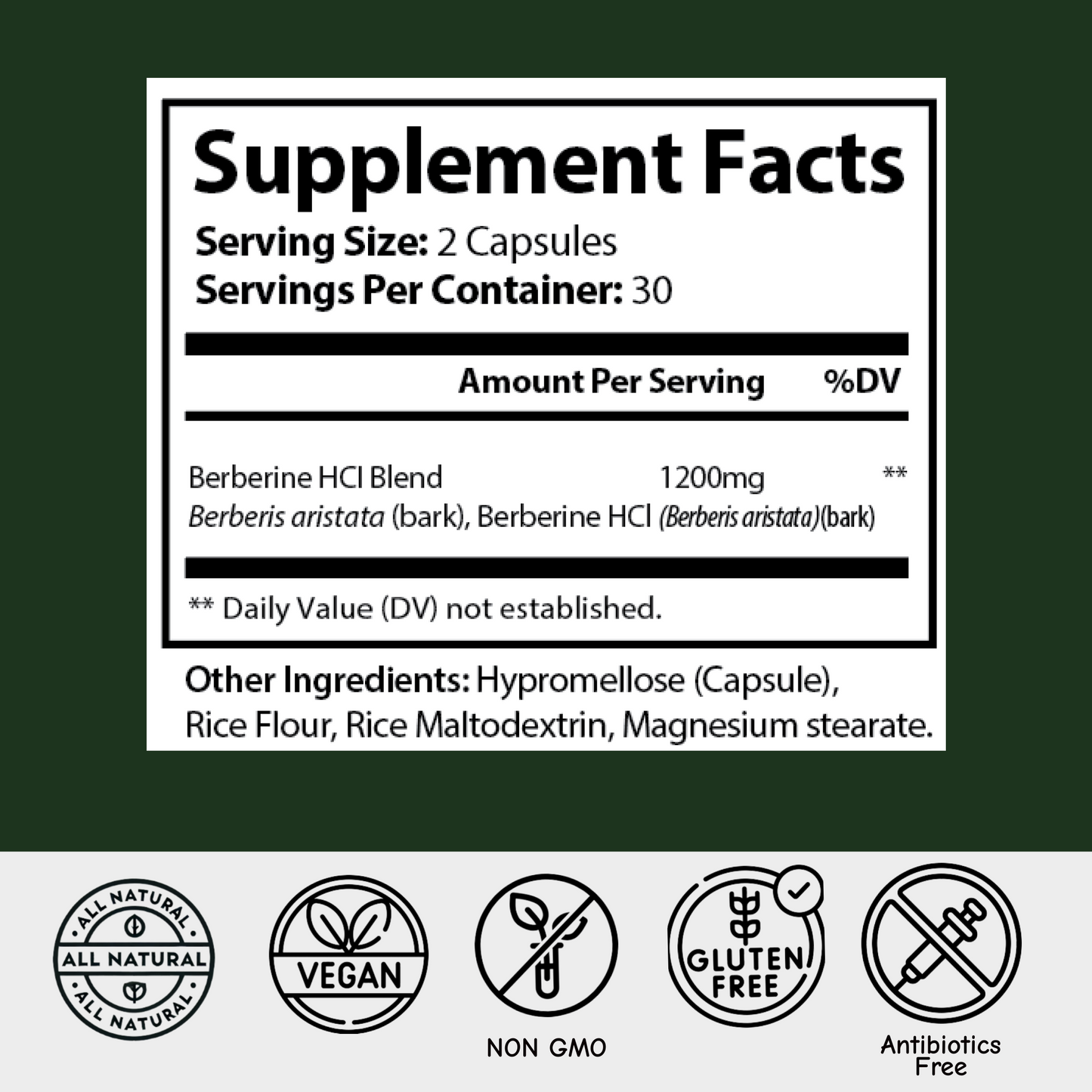 Advanced Berberine HCL Complex